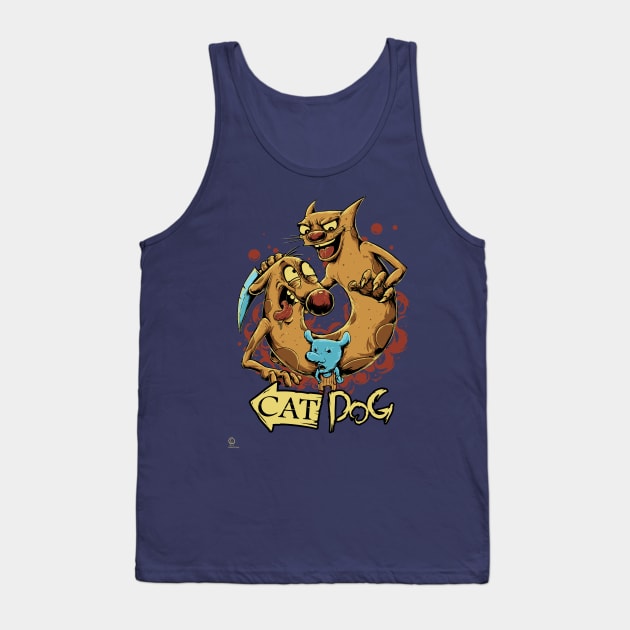 Catdog Tank Top by Bodya